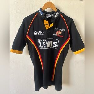Women's Black Rugby Jersey S Newport Gwent Dragons